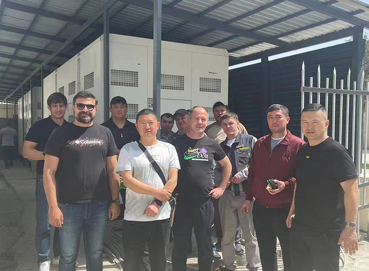 中东客户定制静音机组